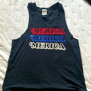 Pink ‘Merica bling tank